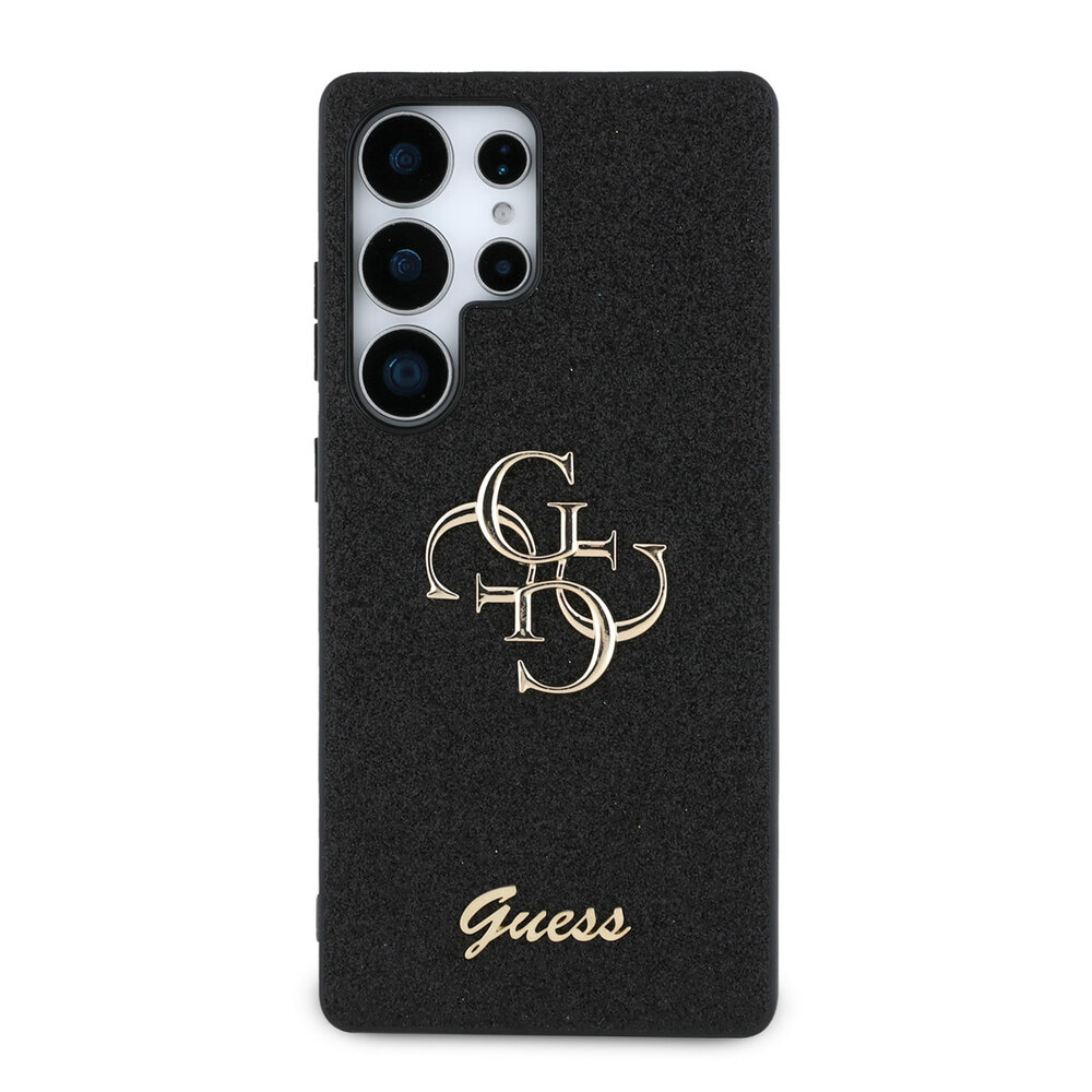 Guess Guess Galaxy S25 Ultra Backcover hoesje - Fixed Glitter - Big 4G Metal Logo - Zwart Guess Guess Galaxy S25 Ultra Backcover hoesje - Fixed Glitter - Big 4G Metal Logo - Zwart