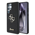 Guess Guess Galaxy S25 Ultra Backcover hoesje - Fixed Glitter - Big 4G Metal Logo - Zwart