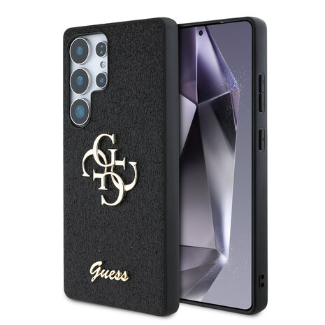 Guess Guess Galaxy S25 Ultra Back cover case - Fixed Glitter - Big 4G Metal Logo - Black Guess Guess Galaxy S25 Ultra Back cover case - Fixed Glitter - Big 4G Metal Logo - Black