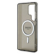Guess Guess Galaxy S25 Ultra Backcover hoesje - Magnetic IML Glitter Circle - Magsafe - Zwart Guess Guess Galaxy S25 Ultra Backcover hoesje - Magnetic IML Glitter Circle - Magsafe - Zwart