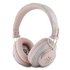 Guess Bluetooth Headphones - ENC - 4G Big Metal Logo - Pink