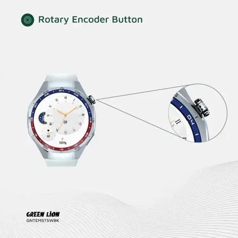 Green Lion Green Lion Tech Master Amoled Smart Watch - Silver Green Lion Green Lion Tech Master Amoled Smart Watch - Silver