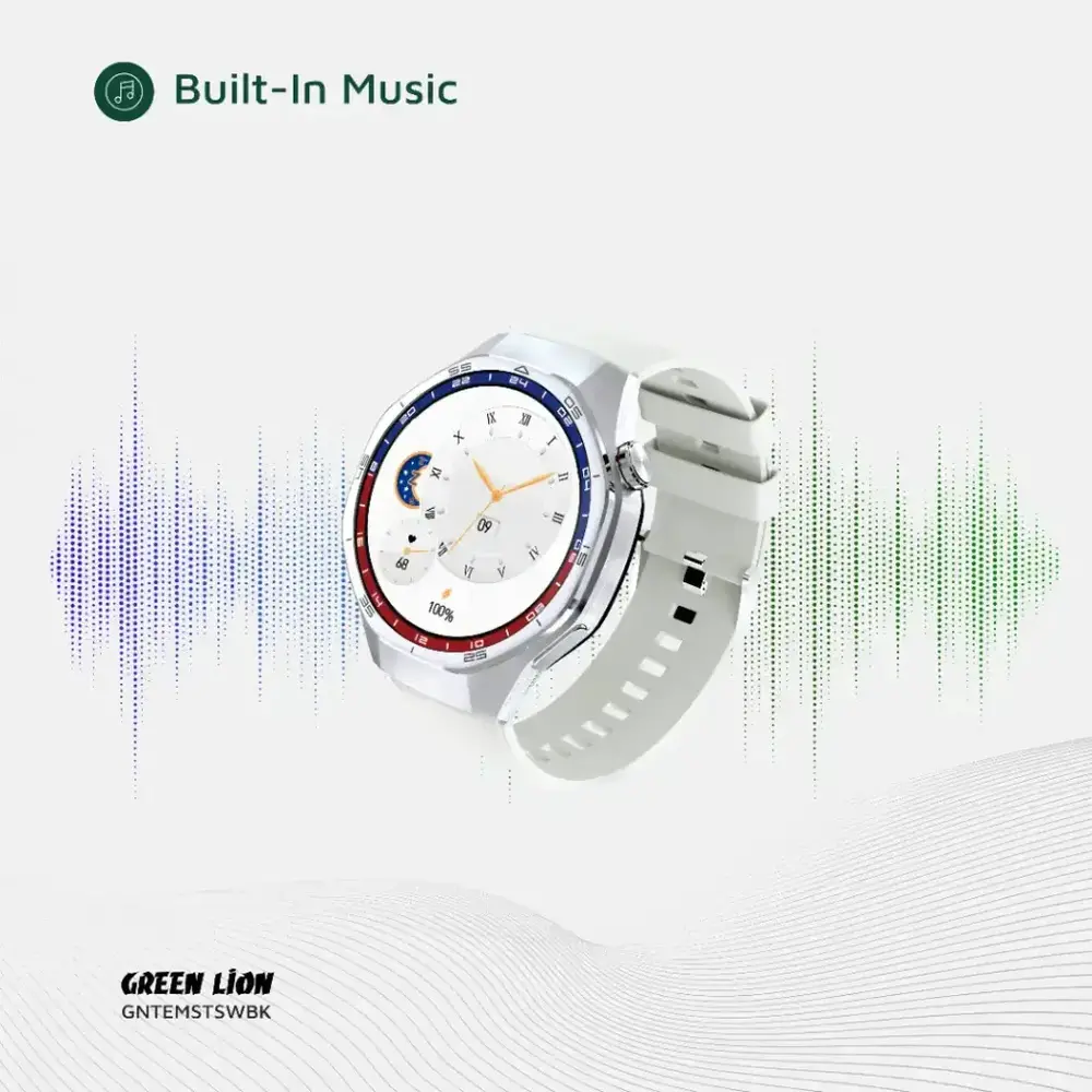 Green Lion Green Lion Tech Master Amoled Smart Watch - Silver Green Lion Green Lion Tech Master Amoled Smart Watch - Silver