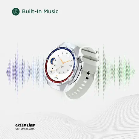 Green Lion Green Lion Tech Master Amoled Smart Watch - Silver Green Lion Green Lion Tech Master Amoled Smart Watch - Silver