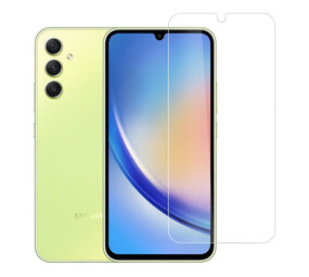 TUNIQ box of 10 - TUNIQ Galaxy A34 5G Screenprotector - Tempered Glass - Transparant TUNIQ box of 10 - TUNIQ Galaxy A34 5G Screenprotector - Tempered Glass - Transparant