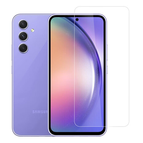 TUNIQ box of 10 - TUNIQ Galaxy A54 5G Screenprotector - Tempered Glass - Transparant TUNIQ box of 10 - TUNIQ Galaxy A54 5G Screenprotector - Tempered Glass - Transparant