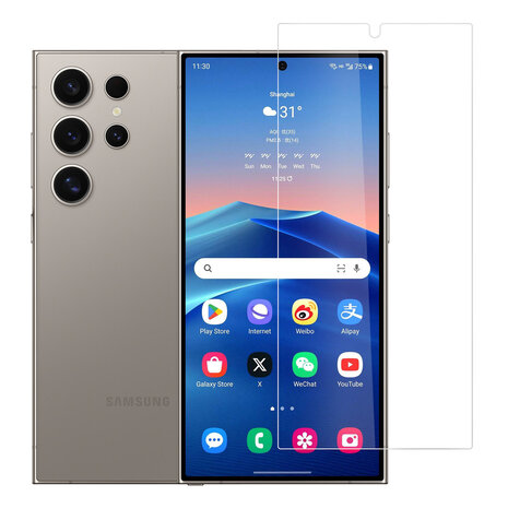 TUNIQ box of 10 - TUNIQ Galaxy S24 Ultra Protecteur D'écran - Tempered glass - Transparent TUNIQ box of 10 - TUNIQ Galaxy S24 Ultra Protecteur D'écran - Tempered glass - Transparent