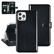 TUNIQ TUNIQ iPhone 12 - 12 Pro Book Case hoesje - Pasjeshouder voor 3 pasjes - Magneetsluiting - Hanger - Zwart TUNIQ TUNIQ iPhone 12 - 12 Pro Book Case hoesje - Pasjeshouder voor 3 pasjes - Magneetsluiting - Hanger - Zwart