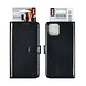 TUNIQ TUNIQ iPhone 12 - 12 Pro Book Case hoesje - Pasjeshouder voor 3 pasjes - Magneetsluiting - Hanger - Zwart TUNIQ TUNIQ iPhone 12 - 12 Pro Book Case hoesje - Pasjeshouder voor 3 pasjes - Magneetsluiting - Hanger - Zwart