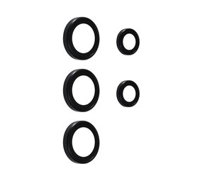 TUNIQ TUNIQ Galaxy S25 Ultra Lens Protector - Tempered Glass - Zwart TUNIQ TUNIQ Galaxy S25 Ultra Lens Protector - Tempered Glass - Zwart