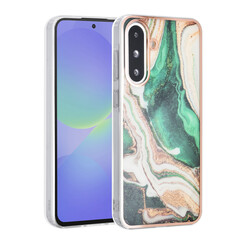 TUNIQ Galaxy A36 Back cover case - Silicone - Marble Green