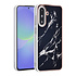 TUNIQ Galaxy A56 Backcover hoesje - Silicone - Marble Black