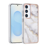 TUNIQ TUNIQ Galaxy S25 Backcover hoesje - Silicone - Marble Grey