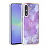 TUNIQ Galaxy A56 Back-Cover hul - Silicone - Marble Purple
