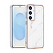 TUNIQ TUNIQ Galaxy S25 Back-Cover hul - Silicone - Marble White