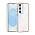 TUNIQ Galaxy S25 Backcover hoesje - Silicone - Marble White