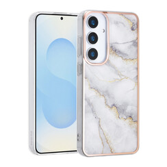 TUNIQ Galaxy S25 Plus Back cover case - Silicone - Marble Grey