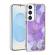 TUNIQ TUNIQ Galaxy S25 Plus Back-Cover hul - Silicone - Marble Purple