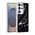 TUNIQ Galaxy S25 Ultra Back cover coque - Silicone - Marble Black