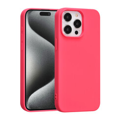 TUNIQ iPhone 15 Pro Max Backcover hoesje - Felroze