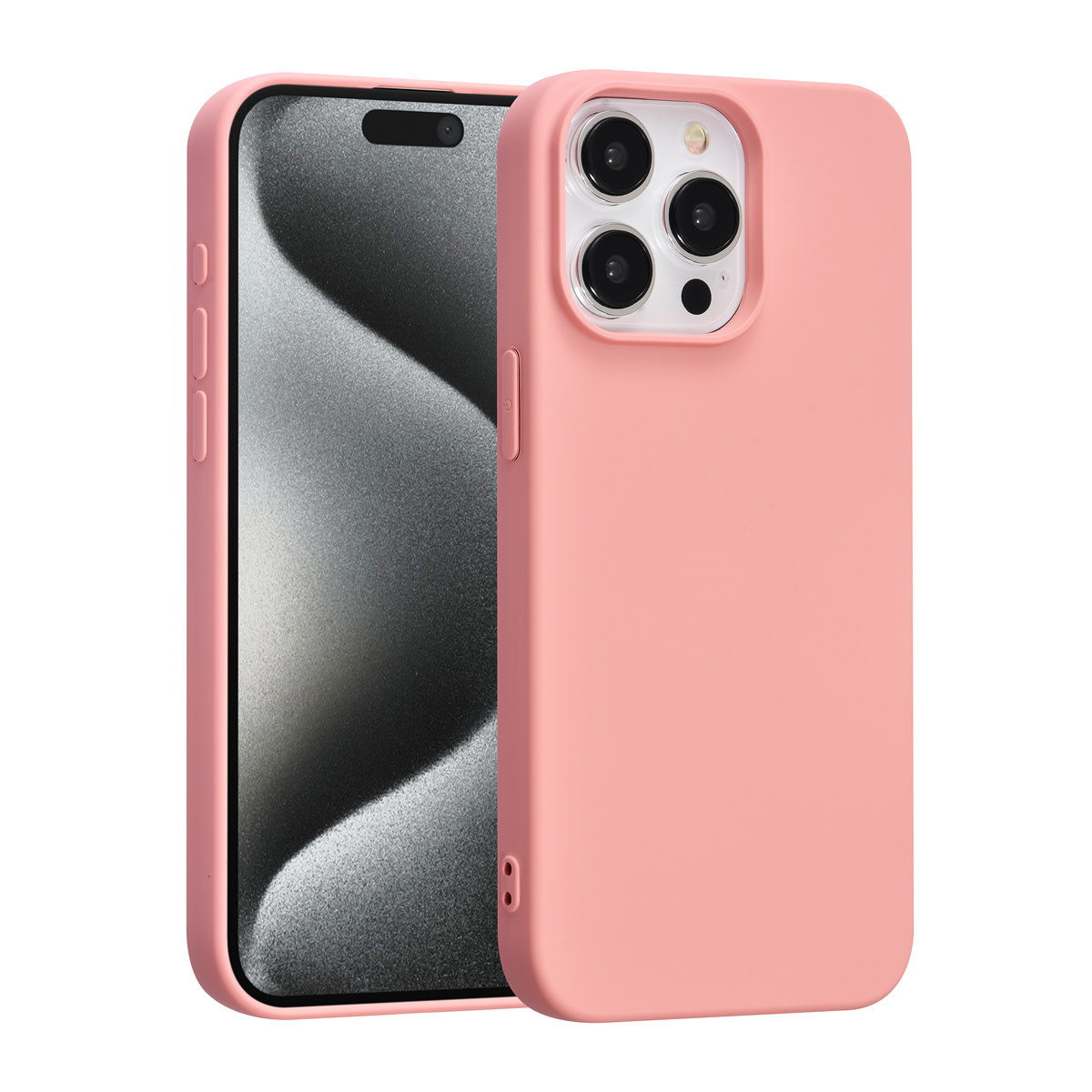 TUNIQ TUNIQ iPhone 15 Pro Max Backcover hoesje - Zalmroze