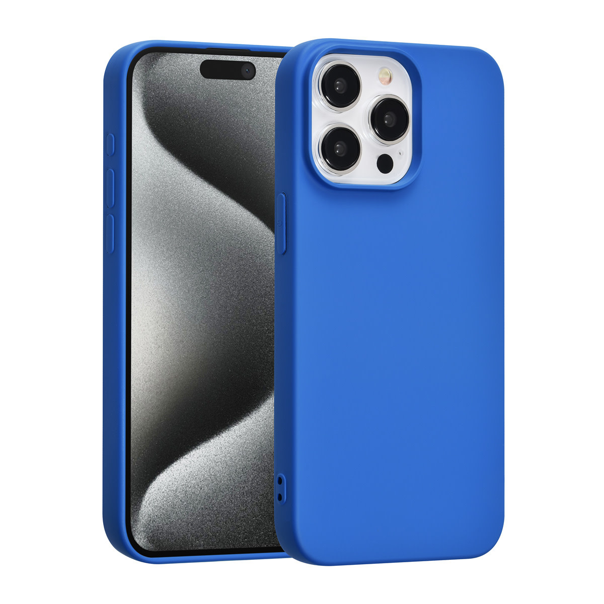 TUNIQ TUNIQ iPhone 15 Pro Max Backcover hoesje - Diepblauw