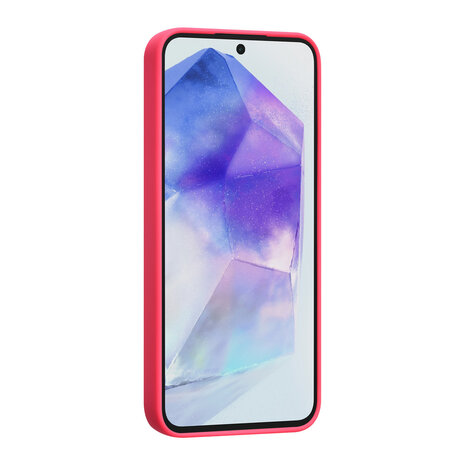 TUNIQ TUNIQ Galaxy A55 Backcover hoesje - Felroze TUNIQ TUNIQ Galaxy A55 Backcover hoesje - Felroze