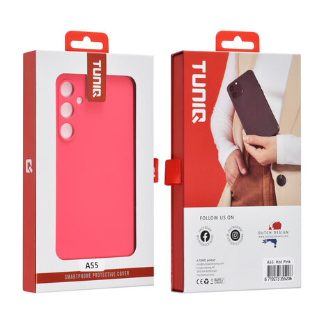TUNIQ TUNIQ Galaxy A55 Back cover coque - Rose vif TUNIQ TUNIQ Galaxy A55 Back cover coque - Rose vif