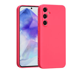 TUNIQ TUNIQ Galaxy A55 Backcover hoesje - Felroze TUNIQ TUNIQ Galaxy A55 Backcover hoesje - Felroze