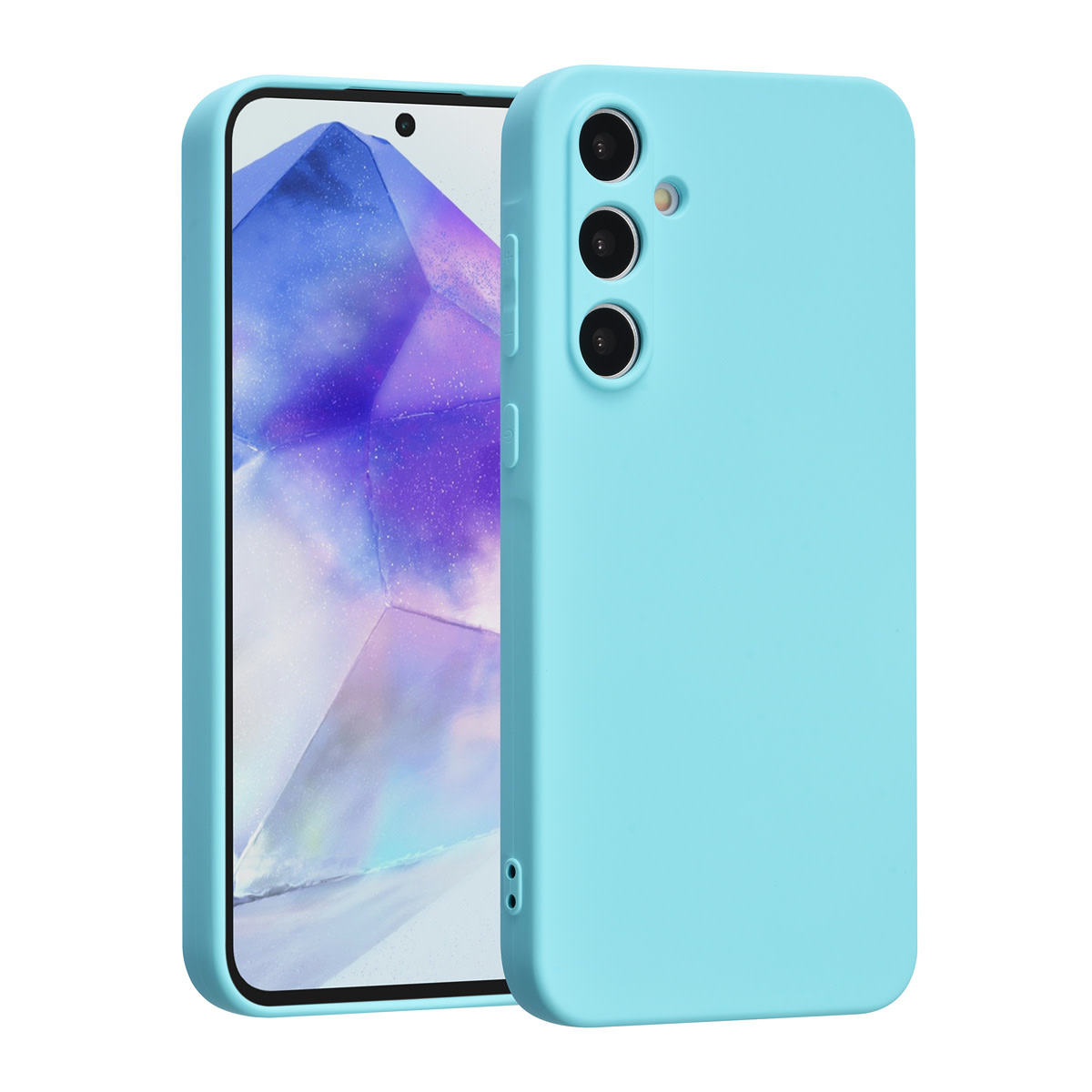 TUNIQ TUNIQ Galaxy A55 Backcover hoesje - Koraalblauw