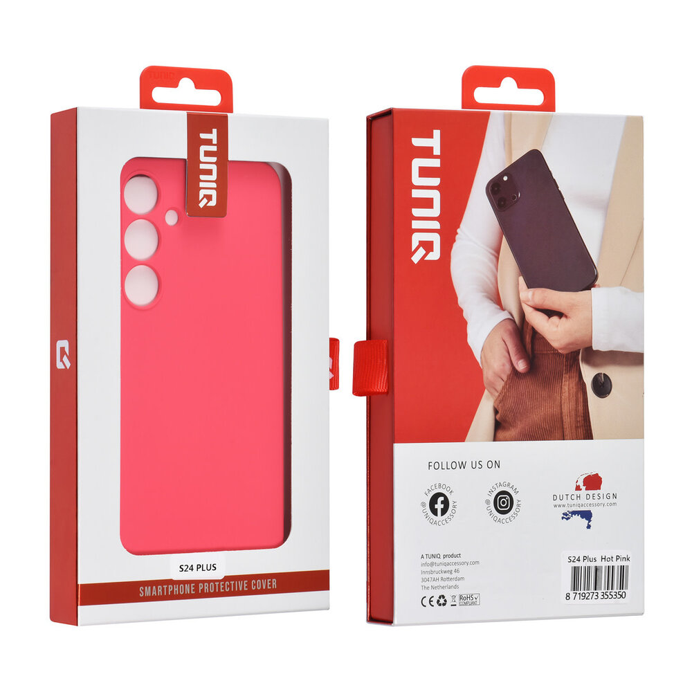 TUNIQ TUNIQ Galaxy S24 Plus Back cover case - Hot Pink TUNIQ TUNIQ Galaxy S24 Plus Back cover case - Hot Pink