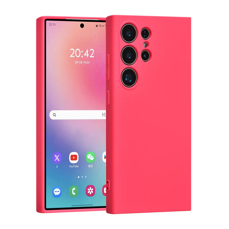 TUNIQ TUNIQ Galaxy S24 Ultra Back cover coque - Rose vif TUNIQ TUNIQ Galaxy S24 Ultra Back cover coque - Rose vif