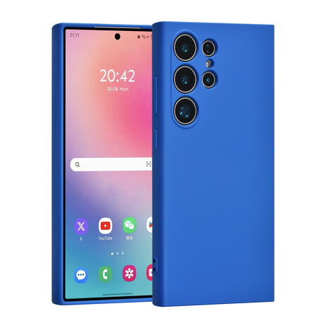 TUNIQ TUNIQ Galaxy S24 Ultra Back-Cover hul - Tiefblau TUNIQ TUNIQ Galaxy S24 Ultra Back-Cover hul - Tiefblau