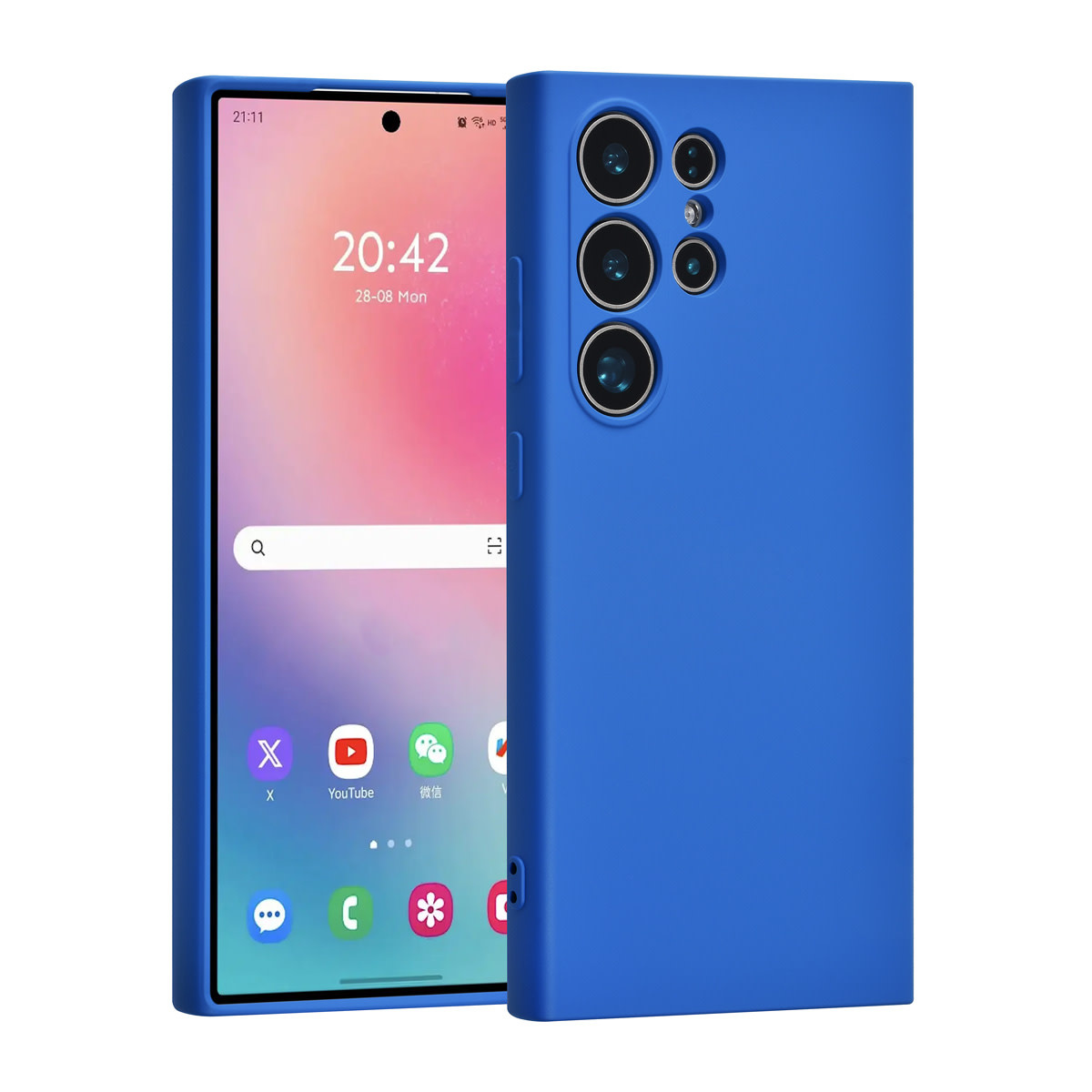 TUNIQ TUNIQ Galaxy S24 Ultra Backcover hoesje - Diepblauw