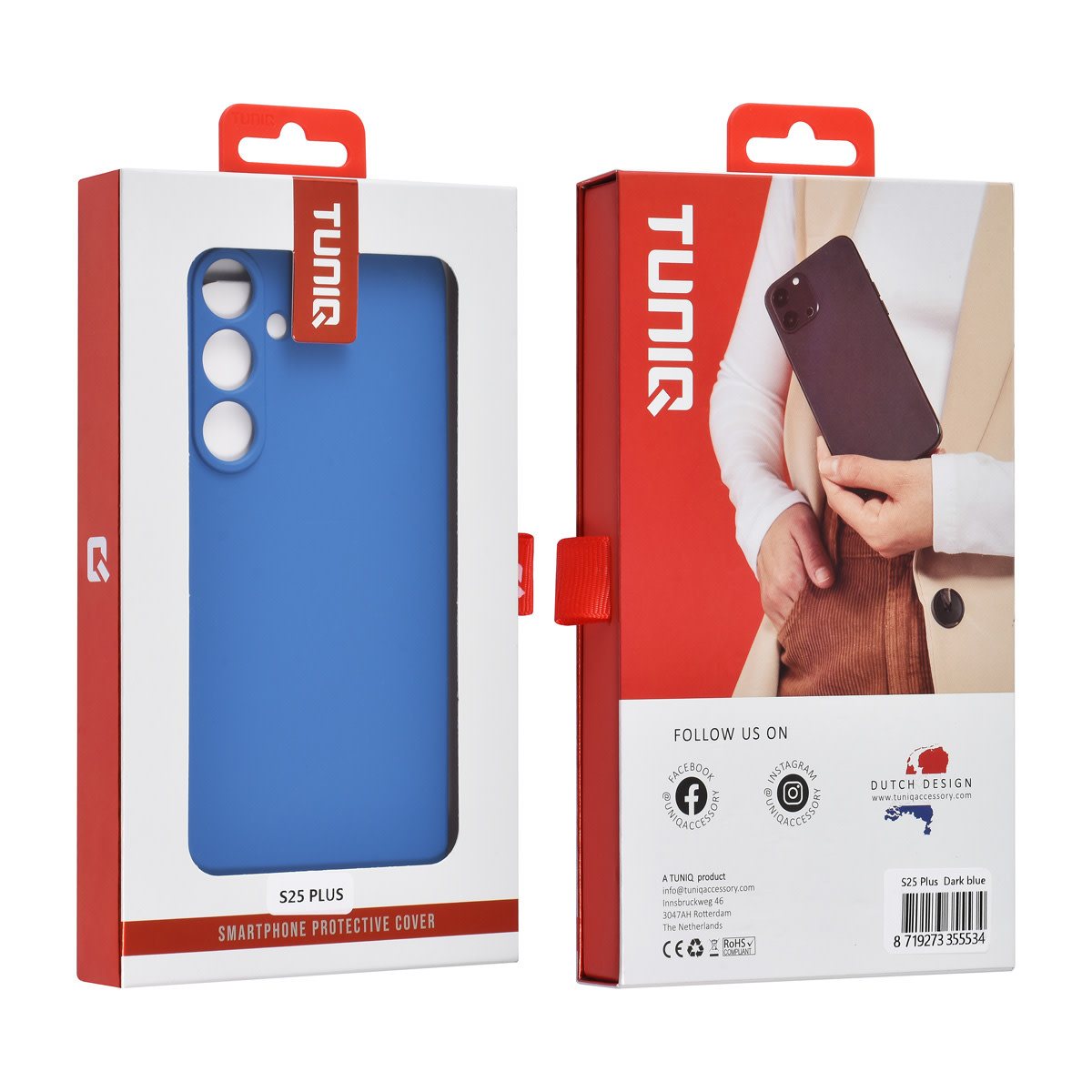 TUNIQ TUNIQ Galaxy S25 Plus Backcover hoesje - Diepblauw, foto 3 van 3