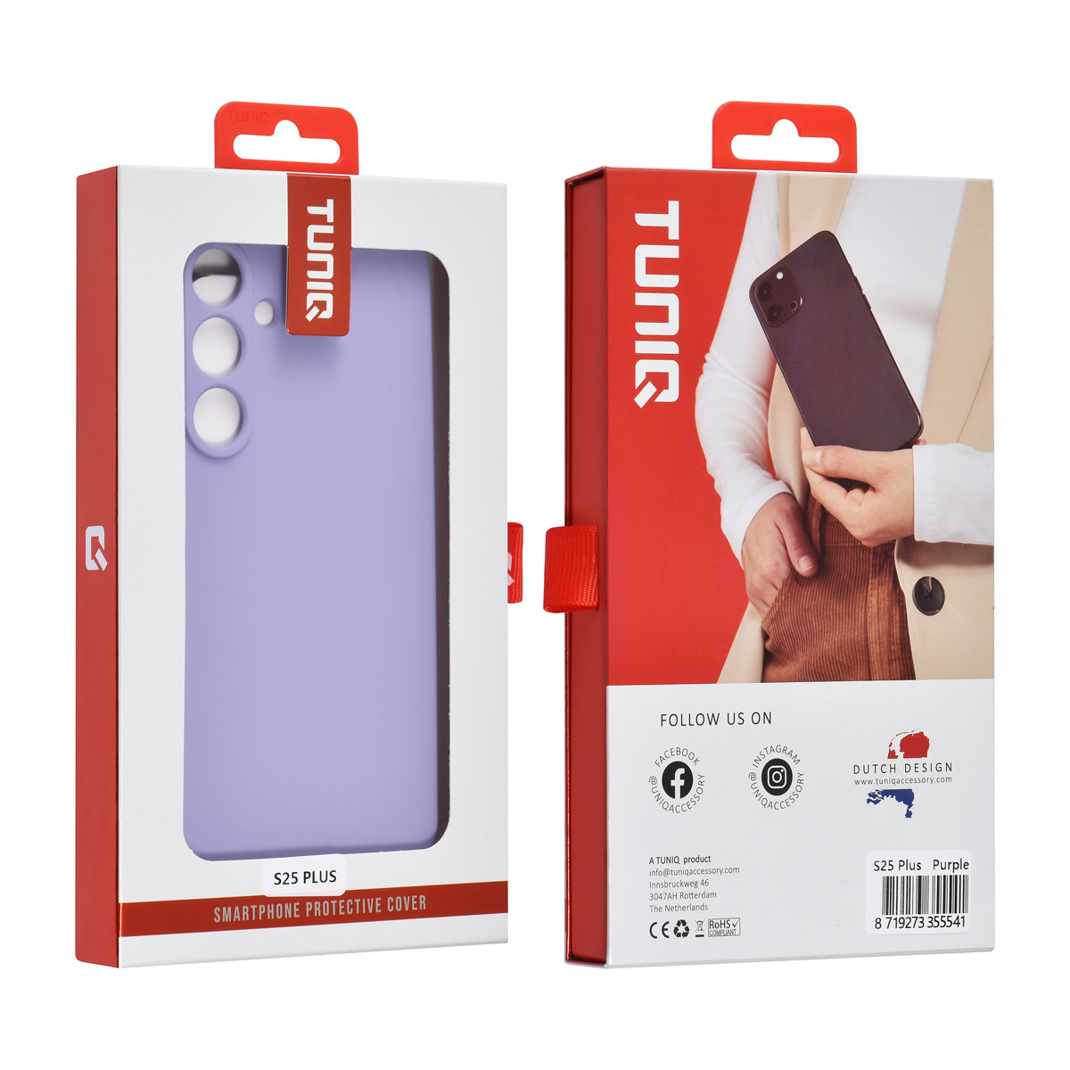 TUNIQ TUNIQ Galaxy S25 Plus Backcover hoesje - Lila, foto 3 van 3