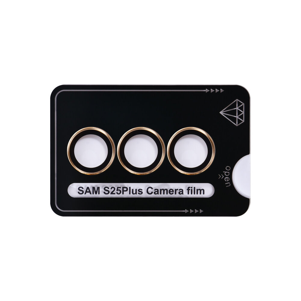 TUNIQ TUNIQ Galaxy S25 Plus Lens Protector - Tempered Glass - Goud TUNIQ TUNIQ Galaxy S25 Plus Lens Protector - Tempered Glass - Goud