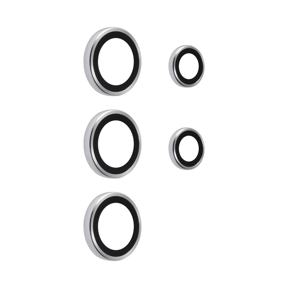 TUNIQ TUNIQ Galaxy S25 Ultra Lens Protector - Tempered Glass - Zilver TUNIQ TUNIQ Galaxy S25 Ultra Lens Protector - Tempered Glass - Zilver