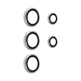 TUNIQ TUNIQ Galaxy S25 Ultra Lens Protector - Tempered Glass - Zilver TUNIQ TUNIQ Galaxy S25 Ultra Lens Protector - Tempered Glass - Zilver