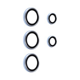 TUNIQ TUNIQ Galaxy S25 Ultra Lens Protector - Tempered Glass - Blauw TUNIQ TUNIQ Galaxy S25 Ultra Lens Protector - Tempered Glass - Blauw