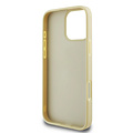 Guess Guess iPhone 16 Pro Max Back cover coque - Fixed Glitter - Script Metal Logo - Or