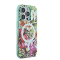 Guess Guess iPhone 16 Pro Max Back-Cover hul - Magsafe IML - Jungle Design - Orange