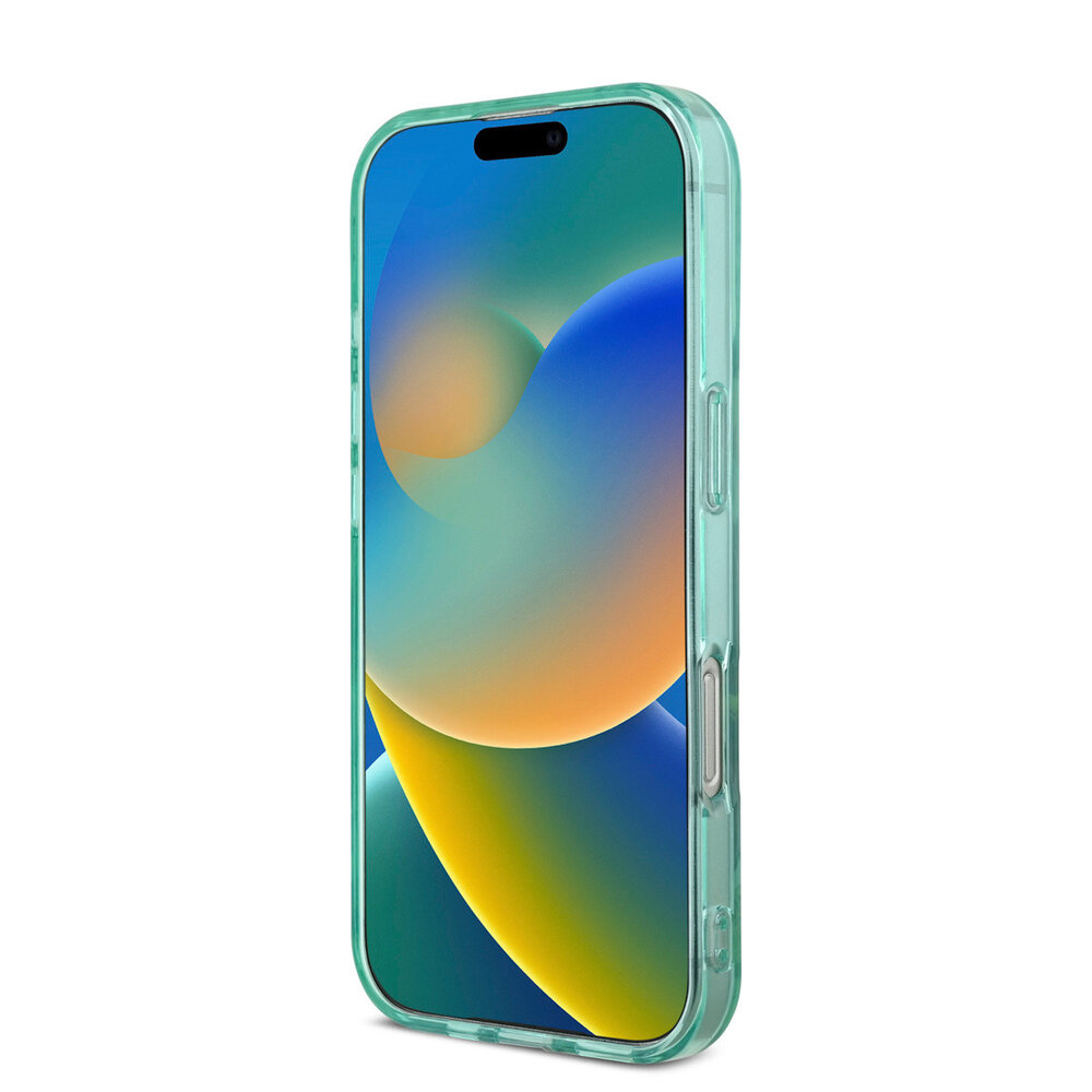 Guess Guess iPhone 16 Pro Max Backcover hoesje - Magsafe IML - Jungle Design - Oranje Guess Guess iPhone 16 Pro Max Backcover hoesje - Magsafe IML - Jungle Design - Oranje