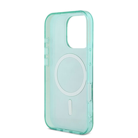 Guess Guess iPhone 16 Pro Back-Cover hul - Magsafe IML - Jungle Design - Orange Guess Guess iPhone 16 Pro Back-Cover hul - Magsafe IML - Jungle Design - Orange