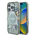 Guess iPhone 16 Pro Max Backcover hoesje - Magsafe IML - Flower Design & Tonal Circle Logo - Groen Guess iPhone 16 Pro Max Backcover hoesje - Magsafe IML - Flower Design & Tonal Circle Logo - Groen