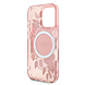 Guess Guess iPhone 16 Pro Max Back-Cover hul - Magsafe IML - Flower Design & Tonal Circle Logo - Rosa Guess Guess iPhone 16 Pro Max Back-Cover hul - Magsafe IML - Flower Design & Tonal Circle Logo - Rosa