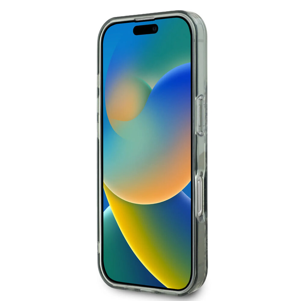 Guess Guess iPhone 16 Pro Back cover case - Magsafe IML - Flower Design & Tonal Circle Logo - Green Guess Guess iPhone 16 Pro Back cover case - Magsafe IML - Flower Design & Tonal Circle Logo - Green