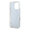 Guess Guess iPhone 16 Pro Back cover case - Magsafe IML - 4G Peony - Black