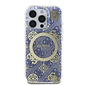 Guess Guess iPhone 16 Pro Back-Cover hul - Magsafe IML - 4G Peony - Blau