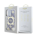 Guess Guess iPhone 16 Pro Back-Cover hul - Magsafe IML - 4G Peony - Blau